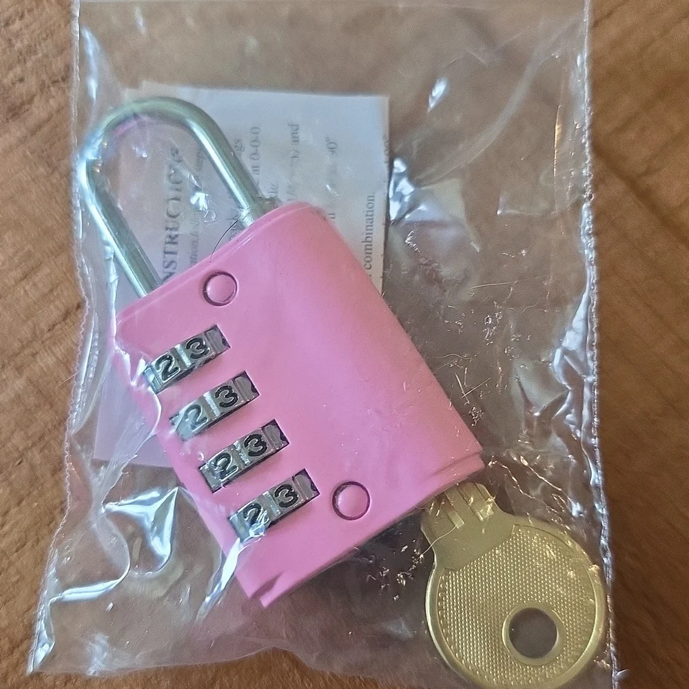 Pink Combination Lock - Picture 5 of 5